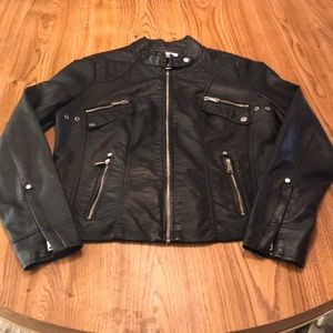 Black pleather jacket